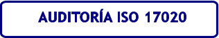 AUDITORÍA ISO 17020